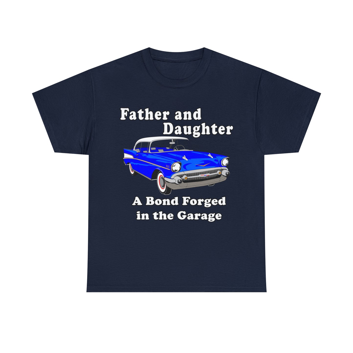 57 Father Daughter Bonding - Dark Unisex Heavy Cotton Tee