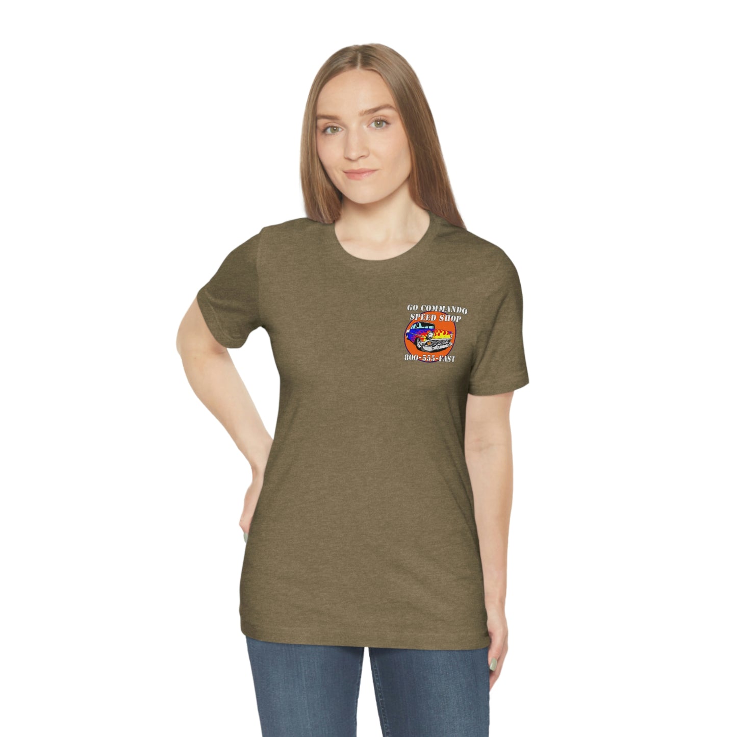 Go Commando Speed Shop - Unisex Jersey Short Sleeve Tee