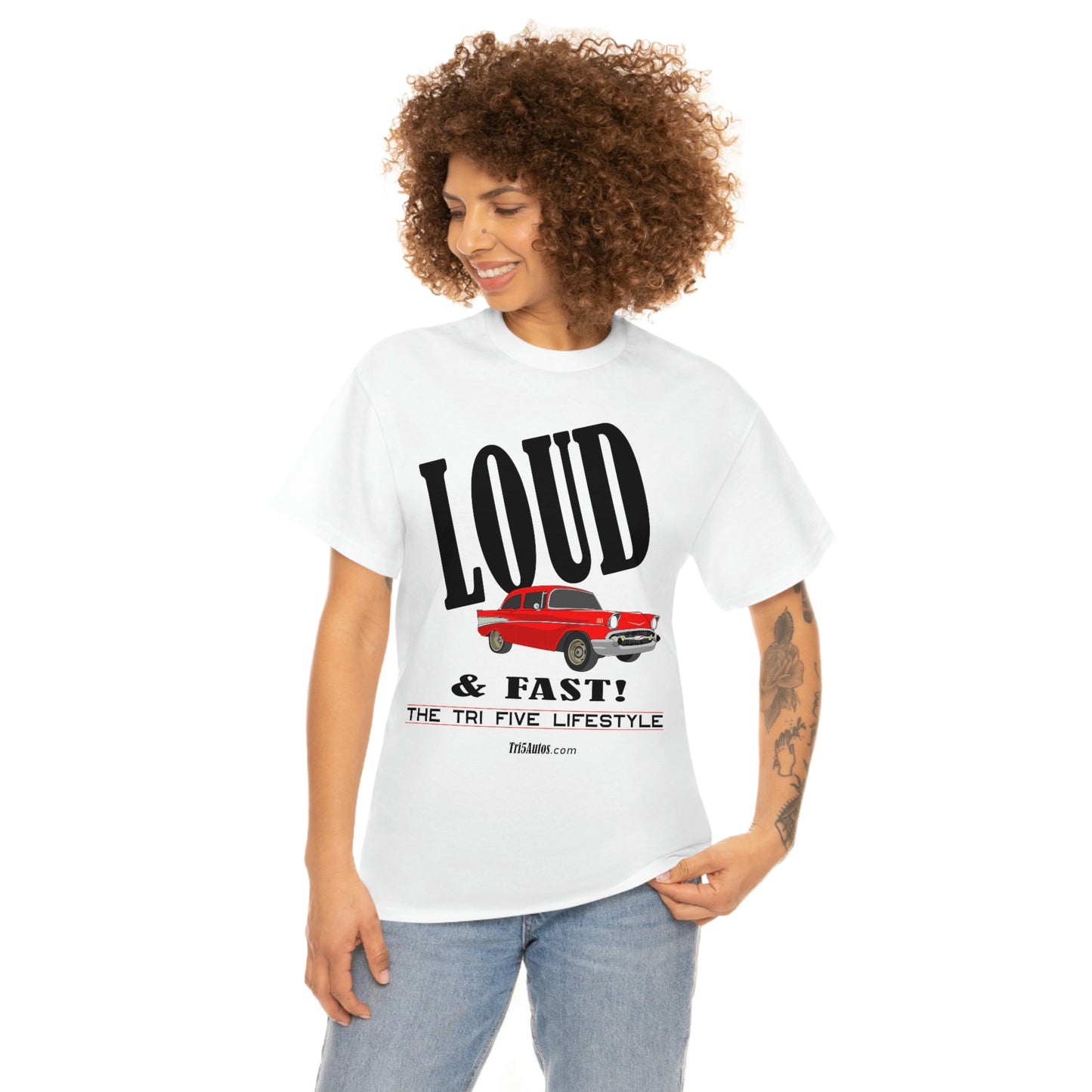 57 LOUD and Fast Unisex Heavy Cotton Tee