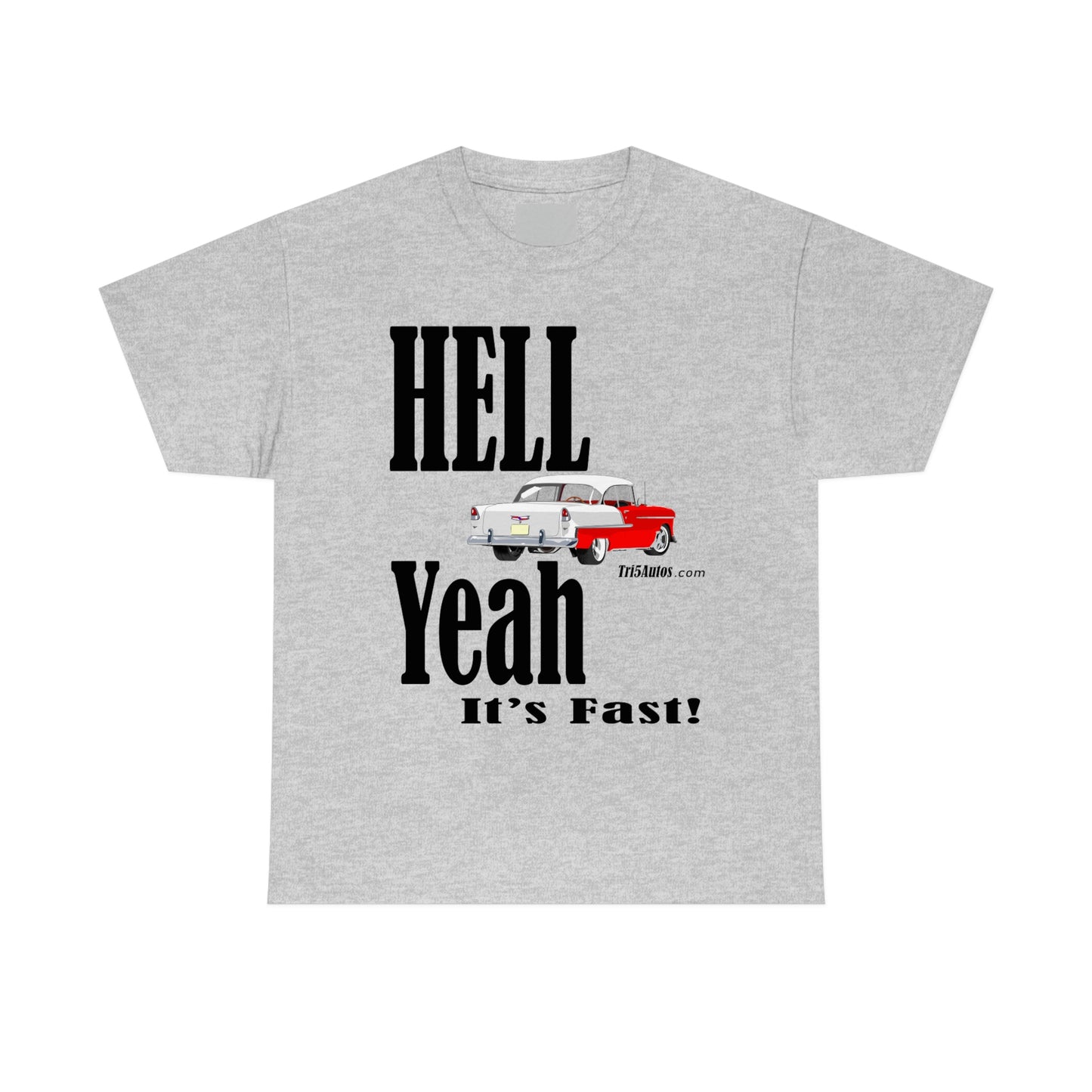 55 Red Hell Yeah Unisex Heavy Cotton Tee