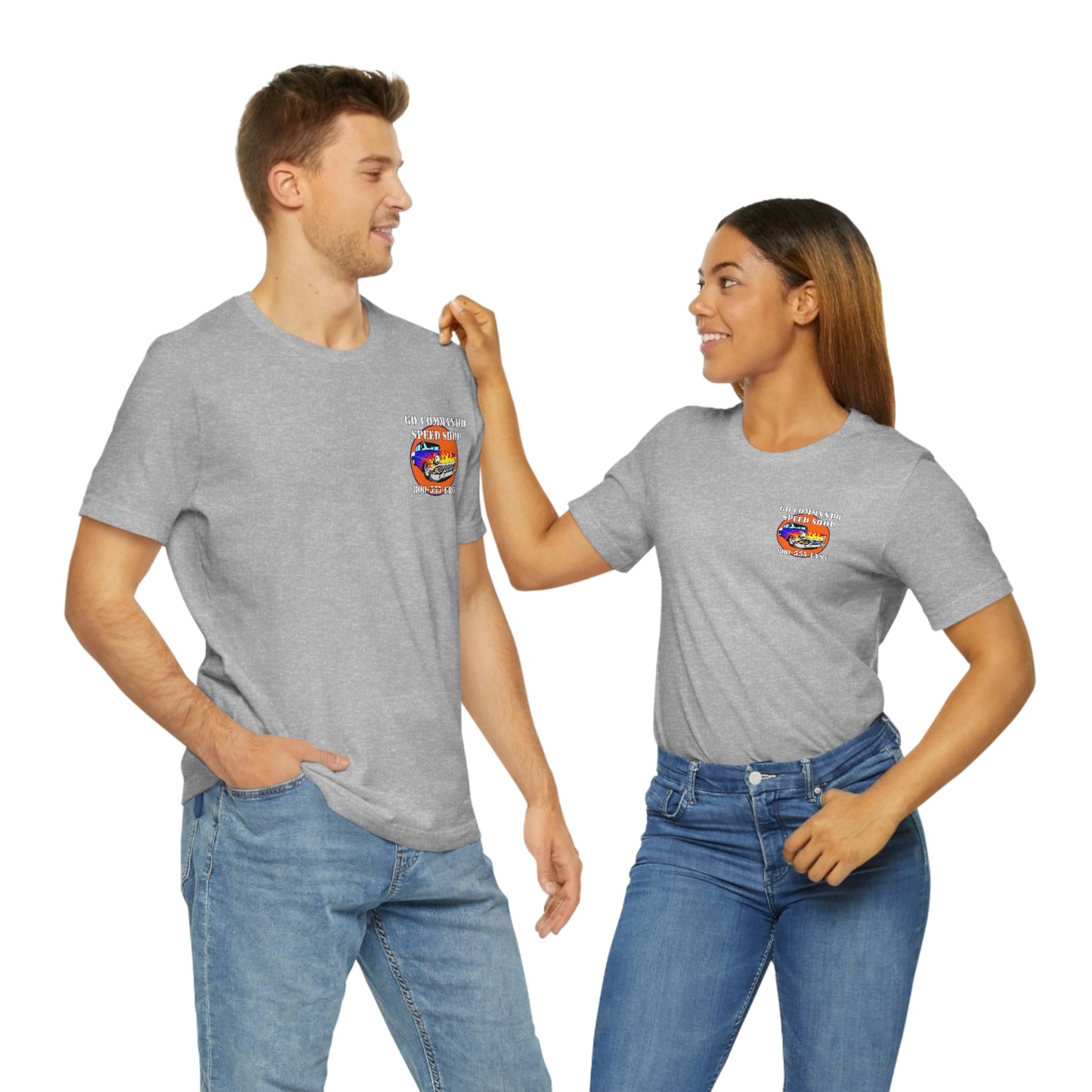 Go Commando Speed Shop - Unisex Jersey Short Sleeve Tee