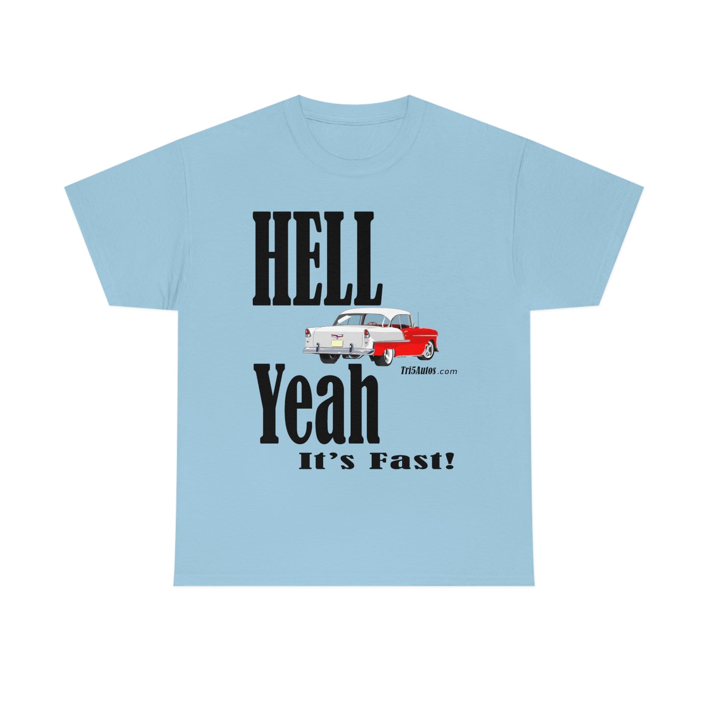 55 Red Hell Yeah Unisex Heavy Cotton Tee