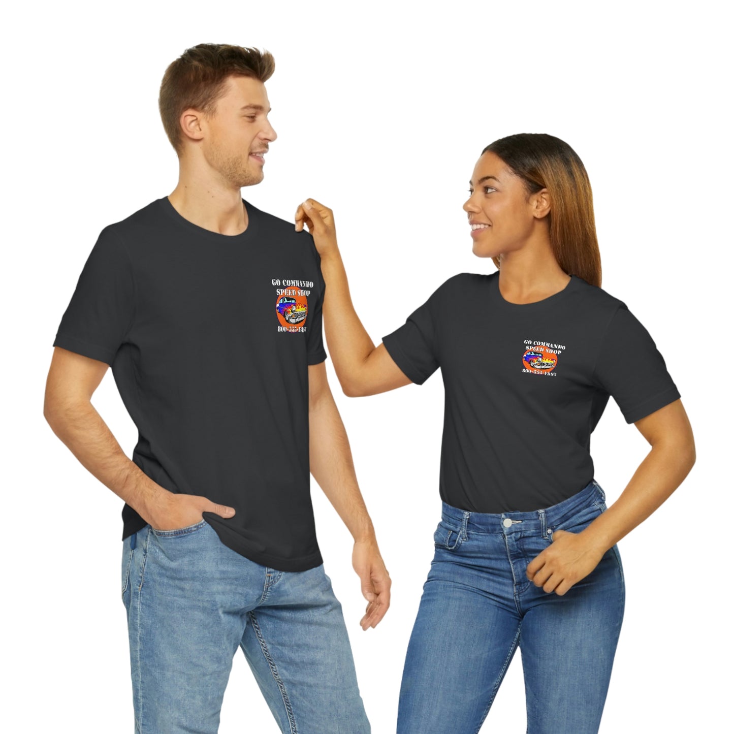 Go Commando Speed Shop - Unisex Jersey Short Sleeve Tee