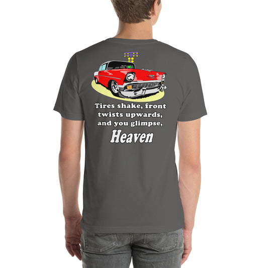 56 Red Heaven Unisex t-shirt Front and Back