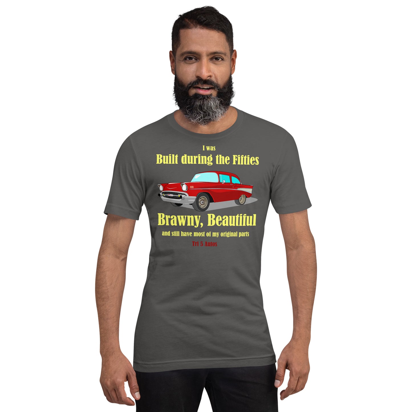 57 Red Built Brawny Unisex t-shirt