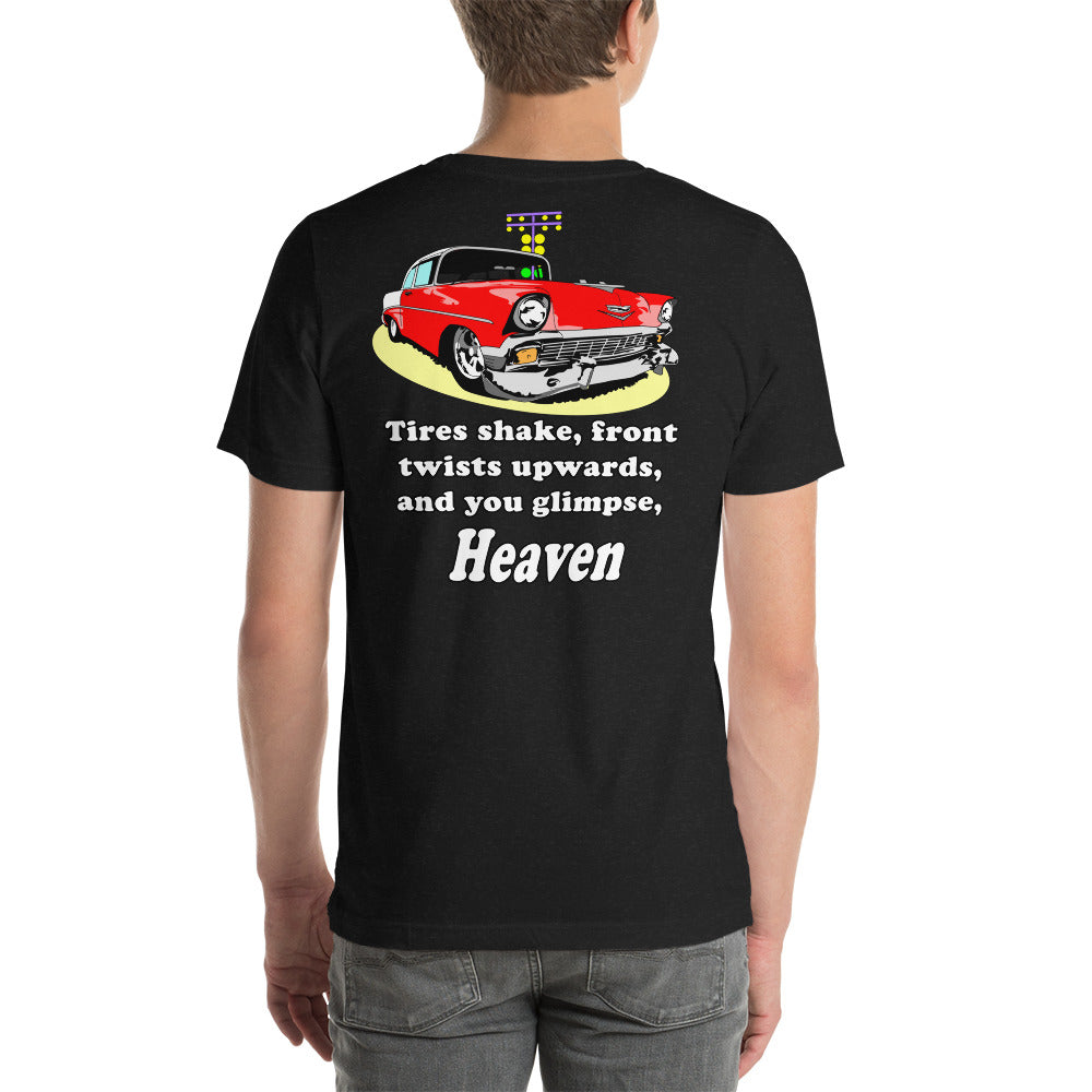 56 Red Heaven Unisex t-shirt Front and Back