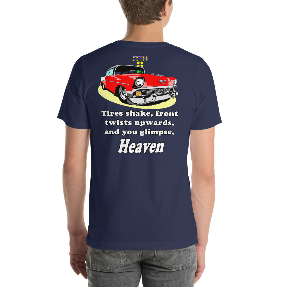 56 Red Heaven Unisex t-shirt Front and Back