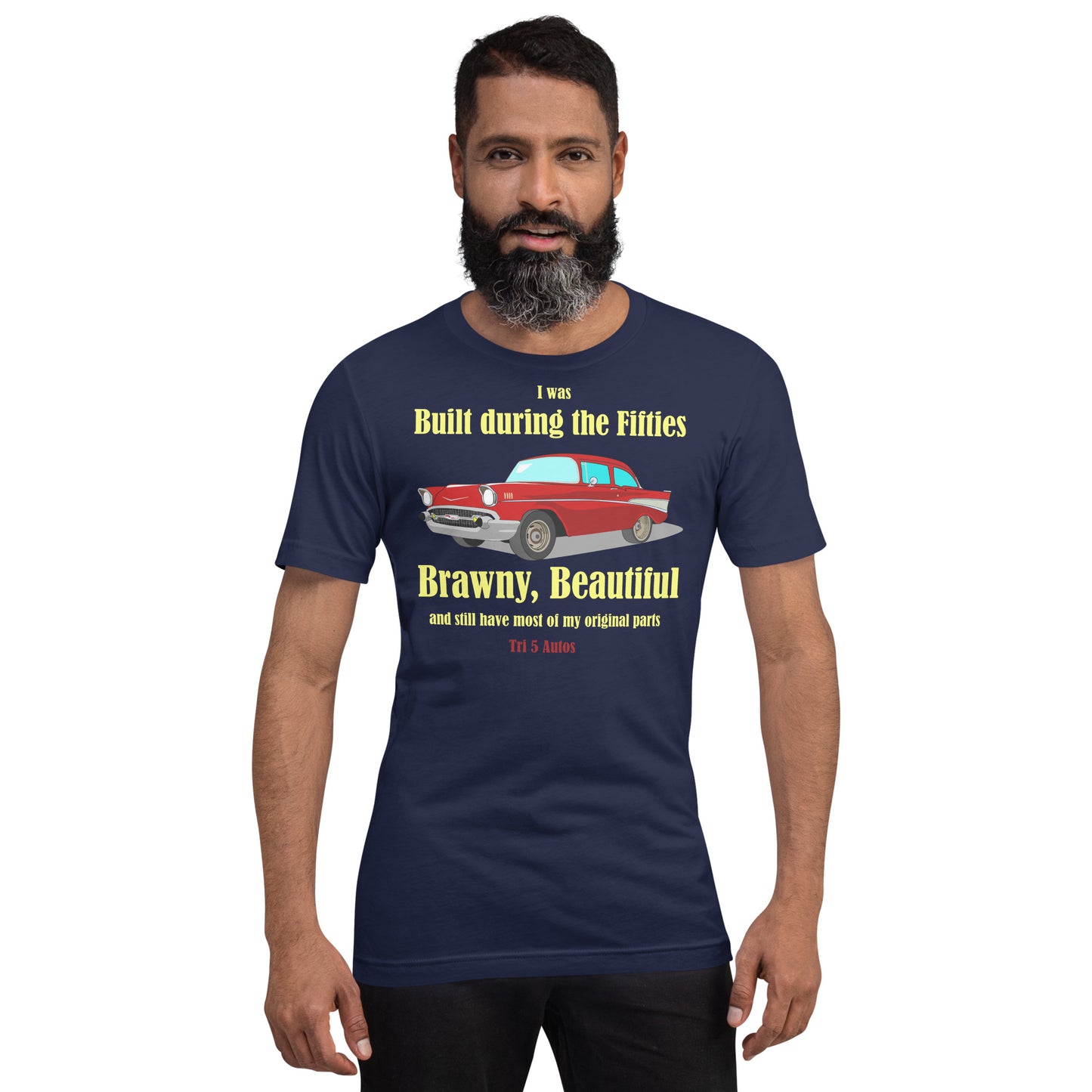 57 Red Built Brawny Unisex t-shirt