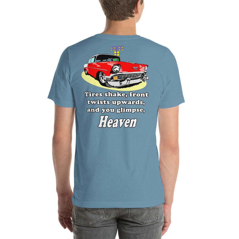 56 Red Heaven Unisex t-shirt Front and Back