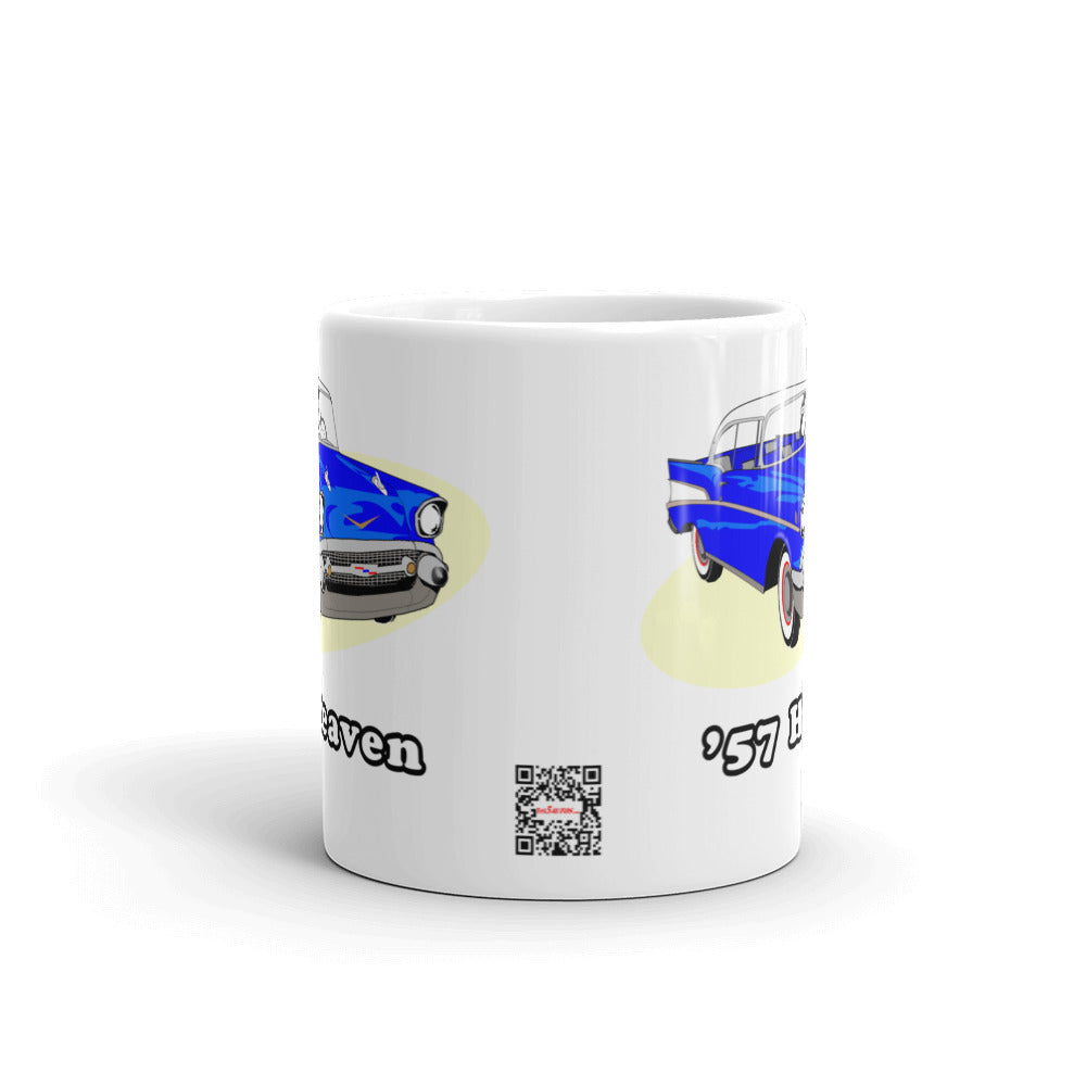 57 Cruiser White glossy mug