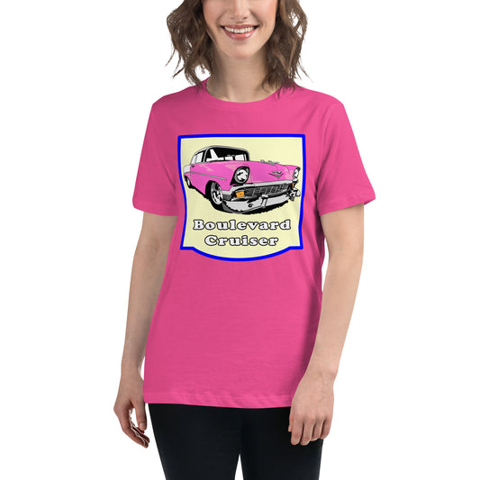 Pink 56 Cruiser Women's Relaxed T-Shirt