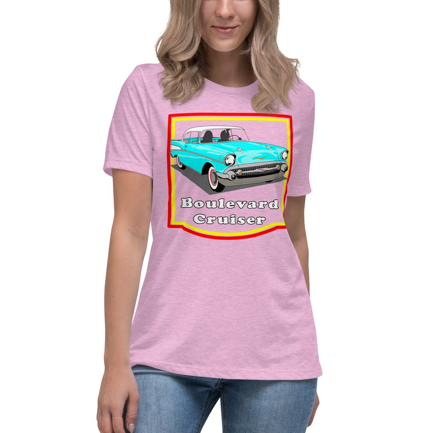 Lt Blue 57 Blvd Cruiser Women's Relaxed T-Shirt